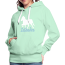 Frauen Premium Hoodie Isländer - helles Mintgrün