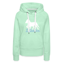Frauen Premium Hoodie Isländer - helles Mintgrün