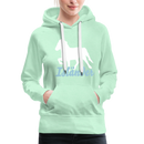 Frauen Premium Hoodie Isländer - helles Mintgrün