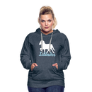 Frauen Premium Hoodie Isländer - Jeansblau