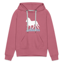 Frauen Premium Hoodie Isländer - Malve