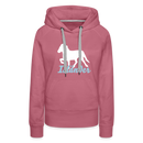 Frauen Premium Hoodie Isländer - Malve