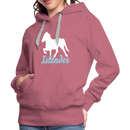 Frauen Premium Hoodie Isländer - Malve