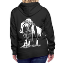 Frauen Premium Hoodie Western Hose - Schwarz