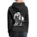 Frauen Premium Hoodie Western Hose - Schwarz