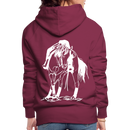 Frauen Premium Hoodie Western Hose - Bordeaux