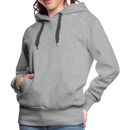 Frauen Premium Hoodie Western Hose - Grau meliert