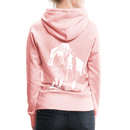 Frauen Premium Hoodie Western Hose - Kristallrosa