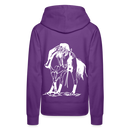 Frauen Premium Hoodie Western Hose - Purple