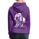 Frauen Premium Hoodie Western Hose - Purple