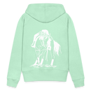 Frauen Premium Hoodie Western Hose - helles Mintgrün