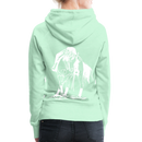 Frauen Premium Hoodie Western Hose - helles Mintgrün