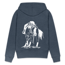 Frauen Premium Hoodie Western Hose - Jeansblau