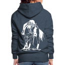 Frauen Premium Hoodie Western Hose - Jeansblau