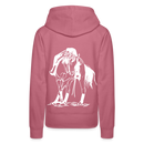 Frauen Premium Hoodie Western Hose - Malve