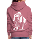 Frauen Premium Hoodie Western Hose - Malve