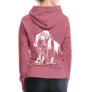 Frauen Premium Hoodie Western Hose - Malve