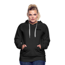 Frauen Premium Hoodie mit deinem Logo - Schwarz