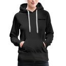 Frauen Premium Hoodie mit deinem Logo - Schwarz
