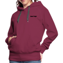 Frauen Premium Hoodie mit deinem Logo - Bordeaux