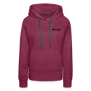 Frauen Premium Hoodie mit deinem Logo - Bordeaux