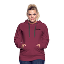 Frauen Premium Hoodie mit deinem Logo - Bordeaux