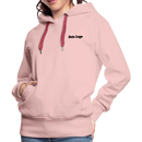 Frauen Premium Hoodie mit deinem Logo - Kristallrosa
