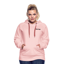 Frauen Premium Hoodie mit deinem Logo - Kristallrosa