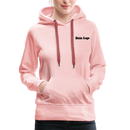 Frauen Premium Hoodie mit deinem Logo - Kristallrosa