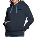 Frauen Premium Hoodie mit deinem Logo - Navy