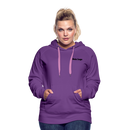 Frauen Premium Hoodie mit deinem Logo - Purple