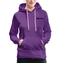Frauen Premium Hoodie mit deinem Logo - Purple
