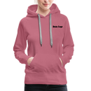 Frauen Premium Hoodie mit deinem Logo - Malve