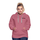 Frauen Premium Hoodie mit deinem Logo - Malve