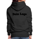 Frauen Premium Hoodie mit deinem Logo - Schwarz