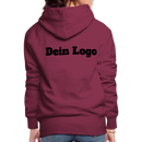 Frauen Premium Hoodie mit deinem Logo - Bordeaux