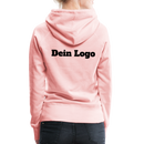 Frauen Premium Hoodie mit deinem Logo - Kristallrosa
