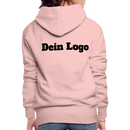 Frauen Premium Hoodie mit deinem Logo - Kristallrosa