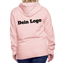 Frauen Premium Hoodie mit deinem Logo - Kristallrosa