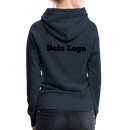 Frauen Premium Hoodie mit deinem Logo - Navy