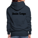 Frauen Premium Hoodie mit deinem Logo - Navy