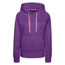 Frauen Premium Hoodie mit deinem Logo - Purple