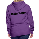Frauen Premium Hoodie mit deinem Logo - Purple