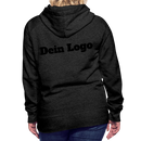 Frauen Premium Hoodie mit deinem Logo - Anthrazit