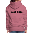 Frauen Premium Hoodie mit deinem Logo - Malve