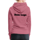Frauen Premium Hoodie mit deinem Logo - Malve