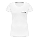 Frauen Premium T-Shirt mit deinem Logo - Weiß