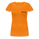Frauen Premium T-Shirt mit deinem Logo - Orange