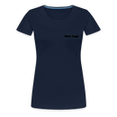 Frauen Premium T-Shirt mit deinem Logo - Navy