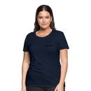 Frauen Premium T-Shirt mit deinem Logo - Navy